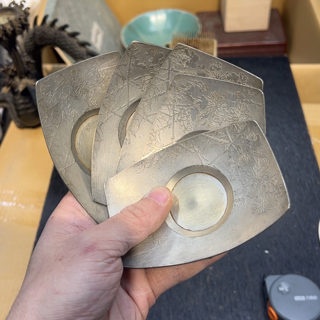 锡中古工艺品摆件