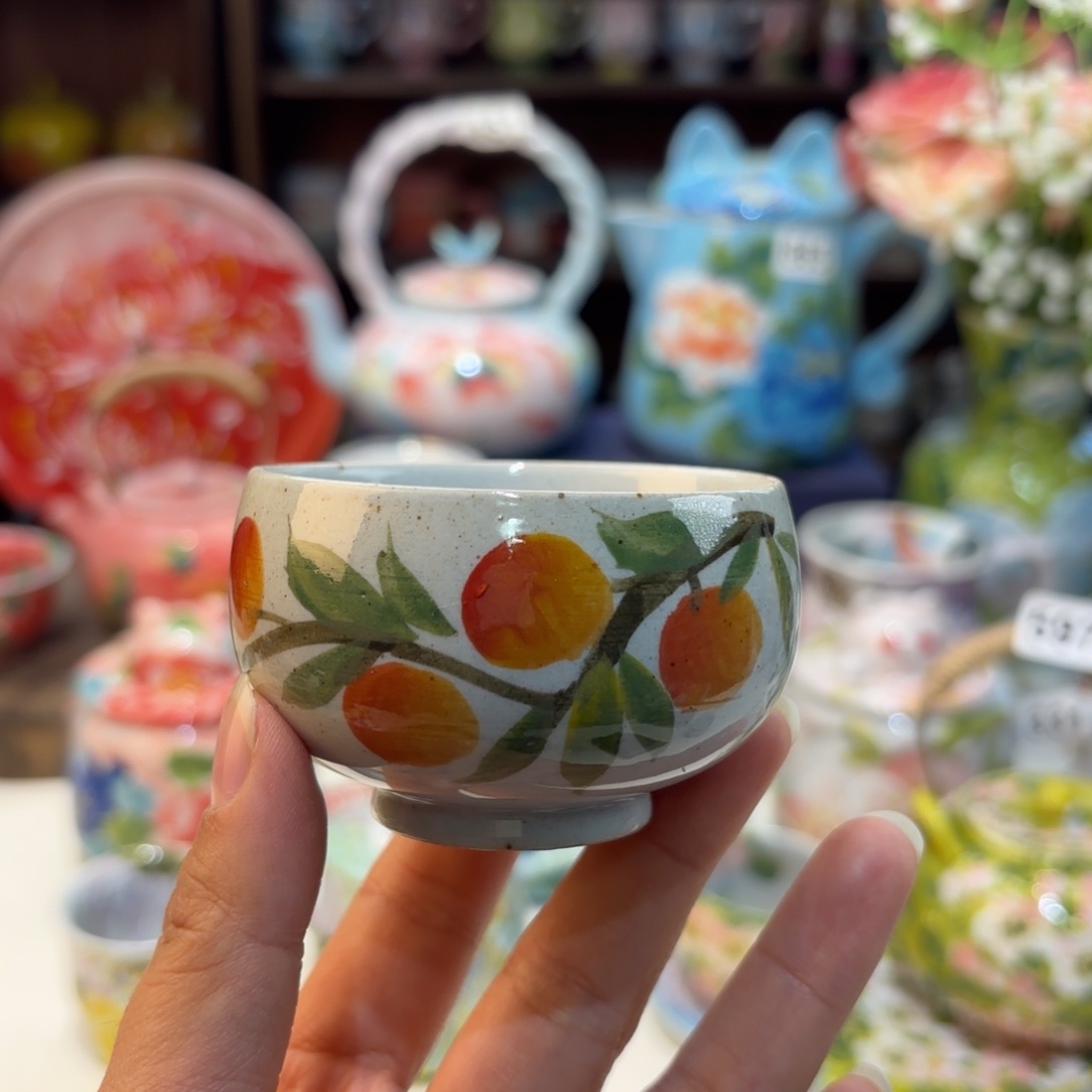 景德镇手绘高温釉下彩陶瓷茶具