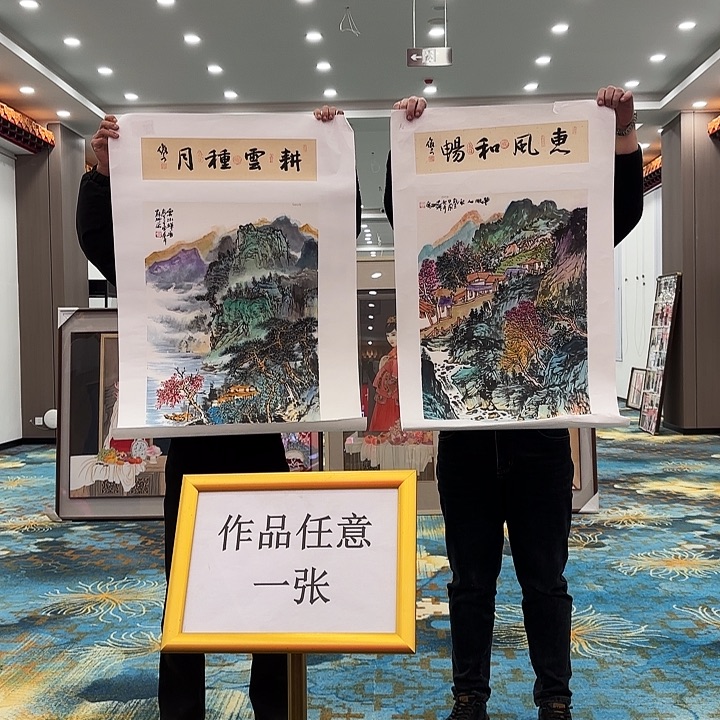 国画苏珊老师展览原作
