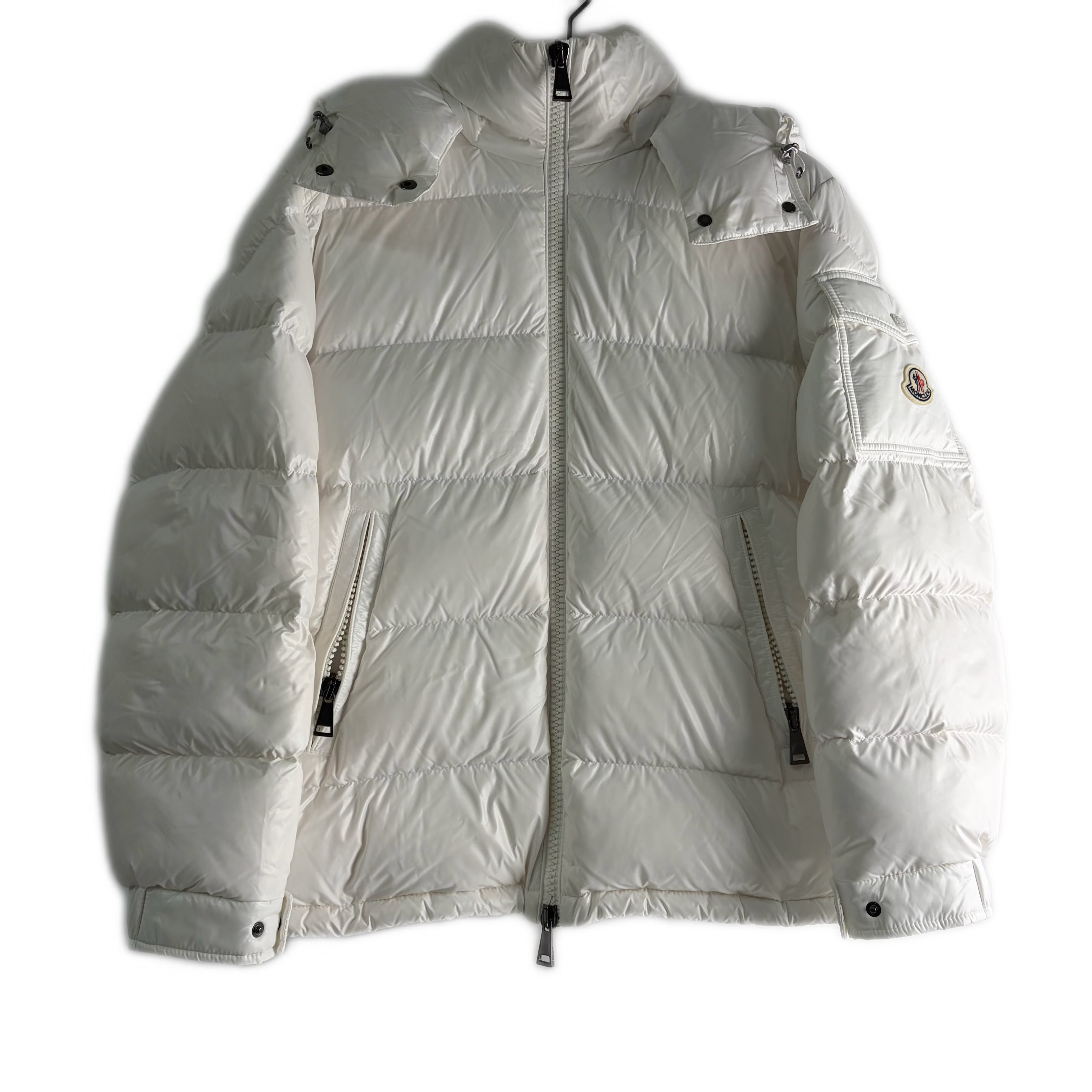 99新 MONCLER 1码  maire白色羽绒服外套 99新 bz0870