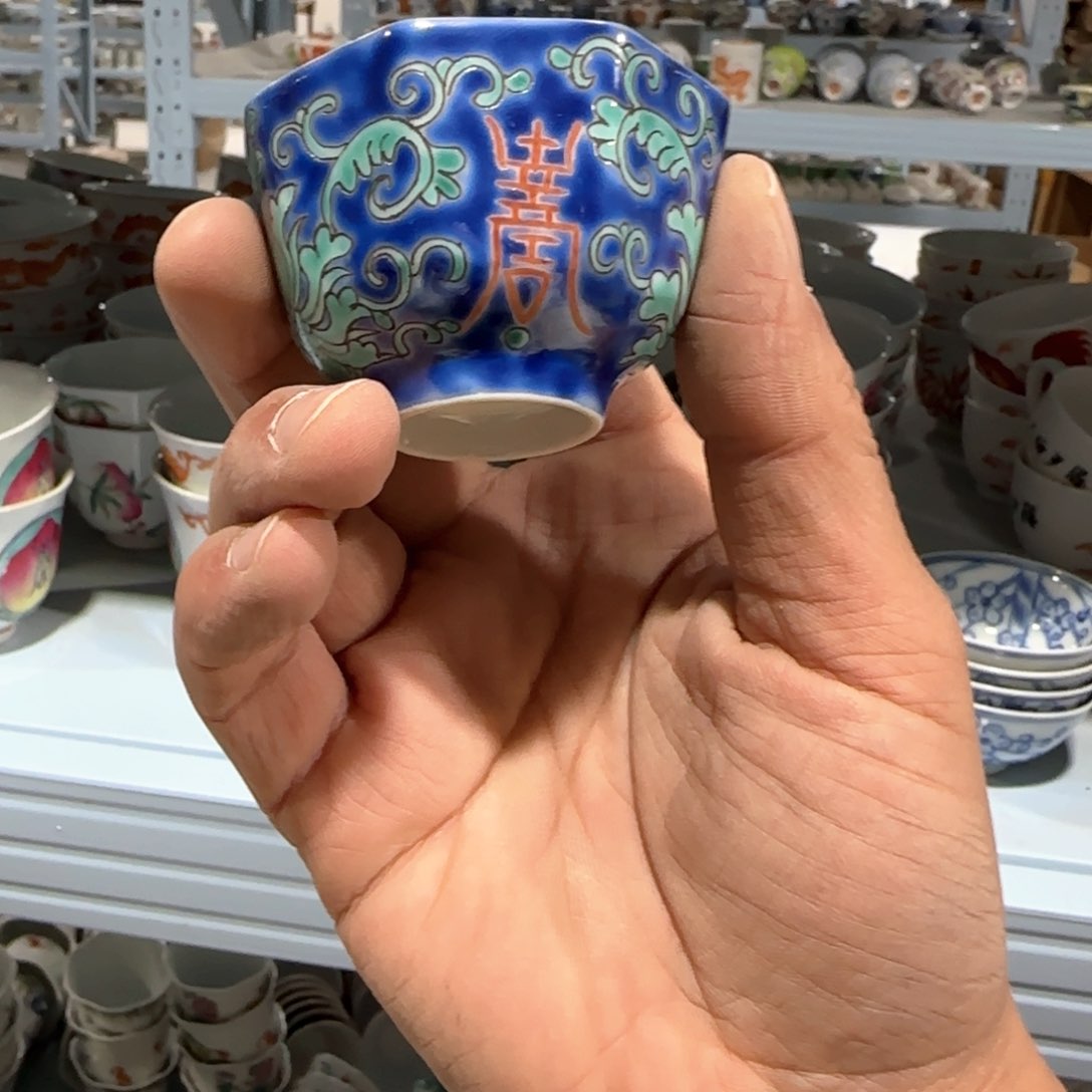 瓷片摆件手绘瓷器全部处理