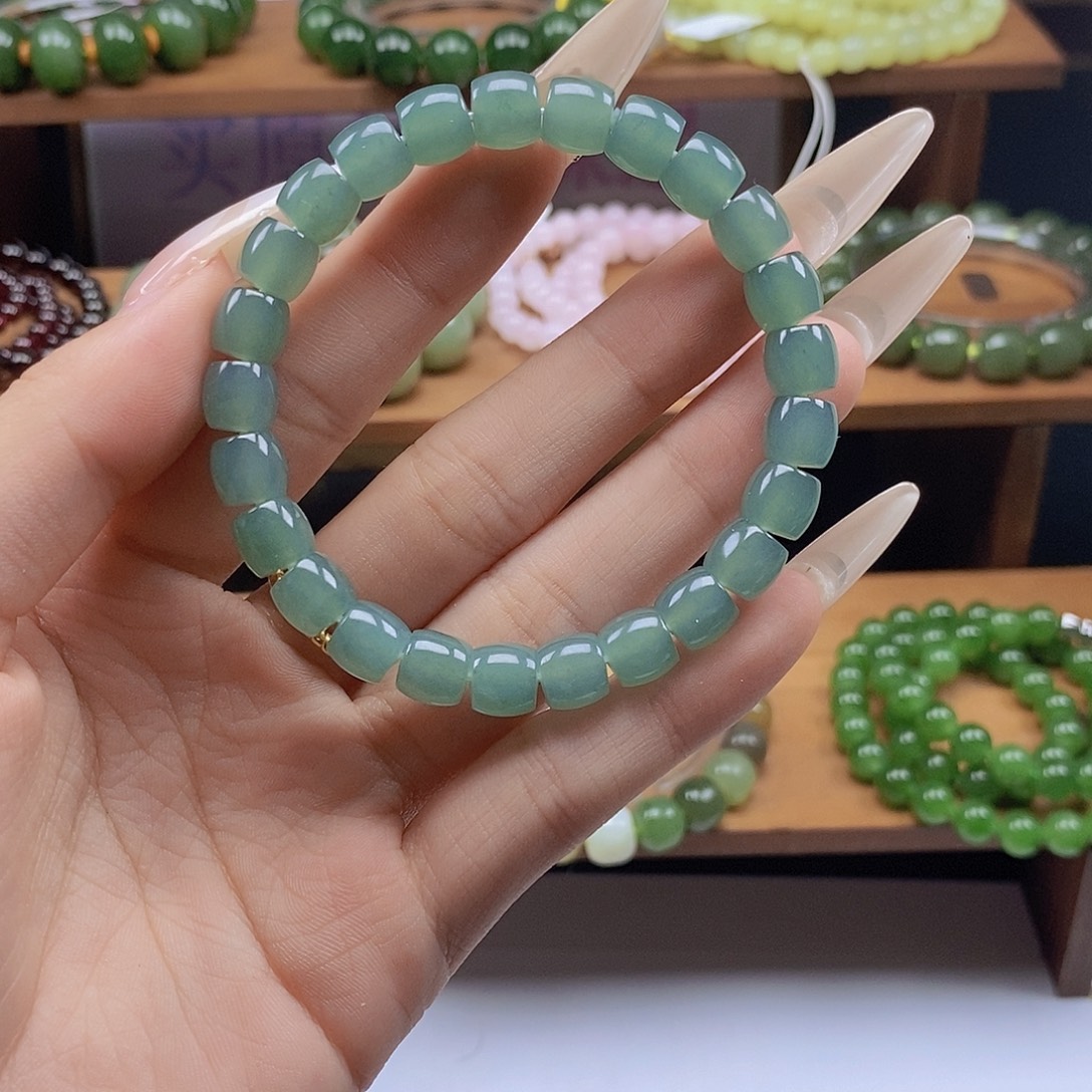 未镶嵌手链翡翠手串