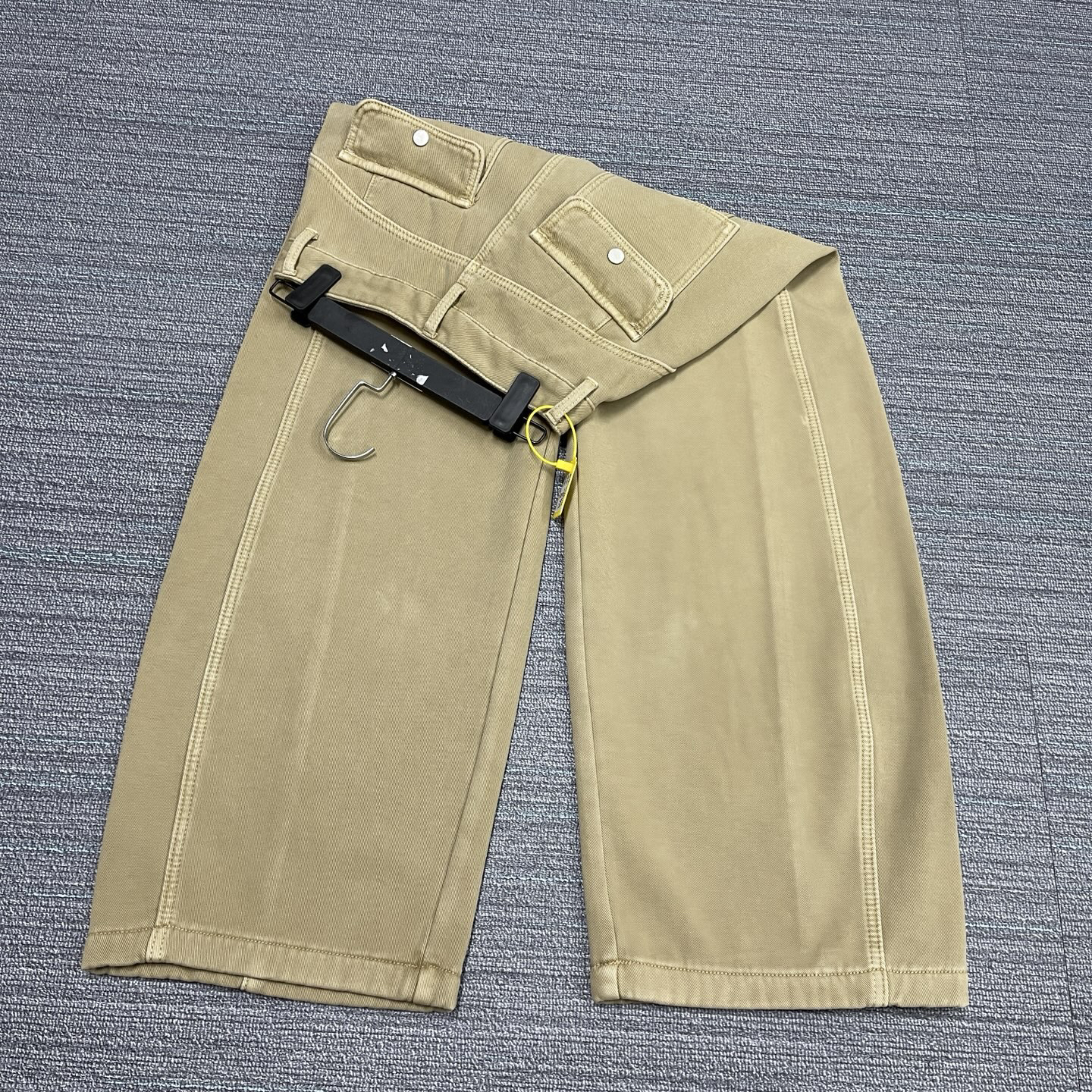 #H8-4976加绒-厚绒 高品质 卡其兜盖口袋大版弯刀裤 无弹（不换退）