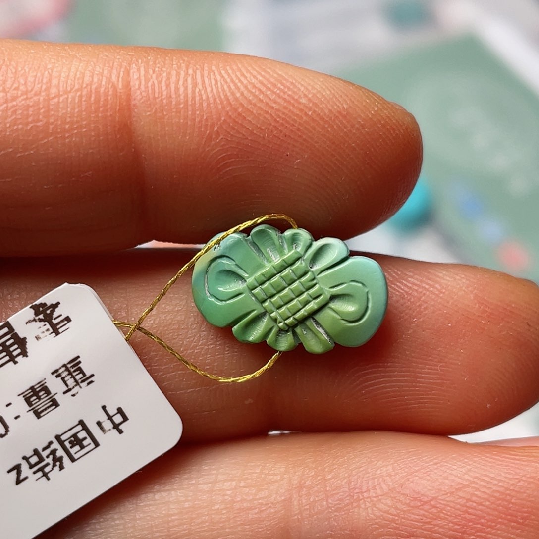 绿松石珠宝半成品未镶嵌