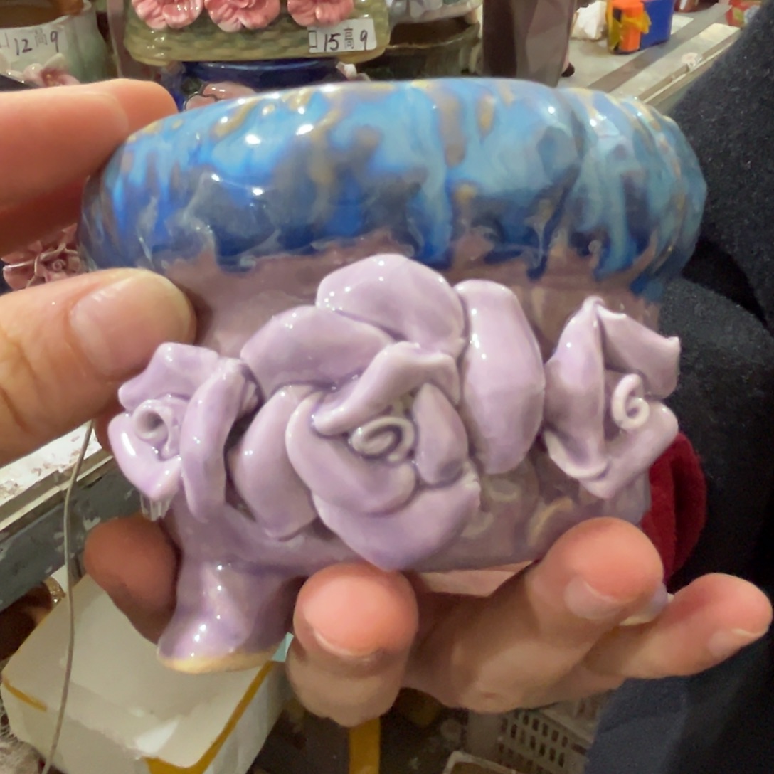 满20米秒退拉黑花盆