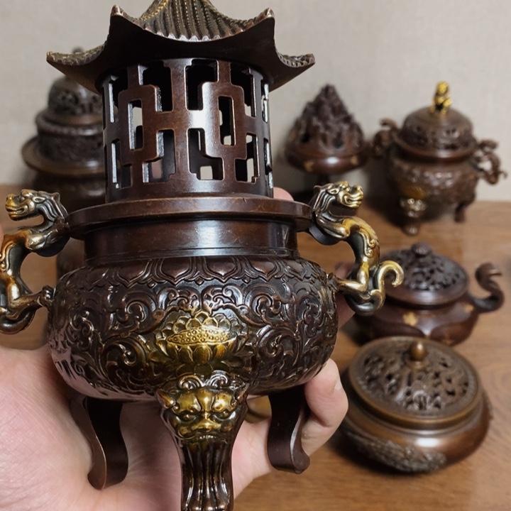 铜盛世铜炉铜器工艺品