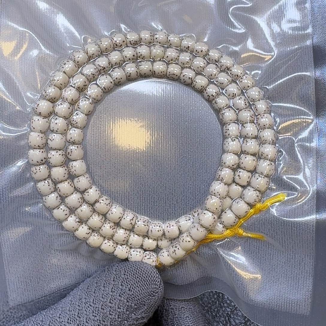 星月菩提手串7^6原生态大留白手串