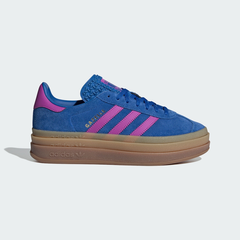 adidas三叶草GAZELLE BOLD SHOES经典厚底运动板鞋「T头鞋」IG4367