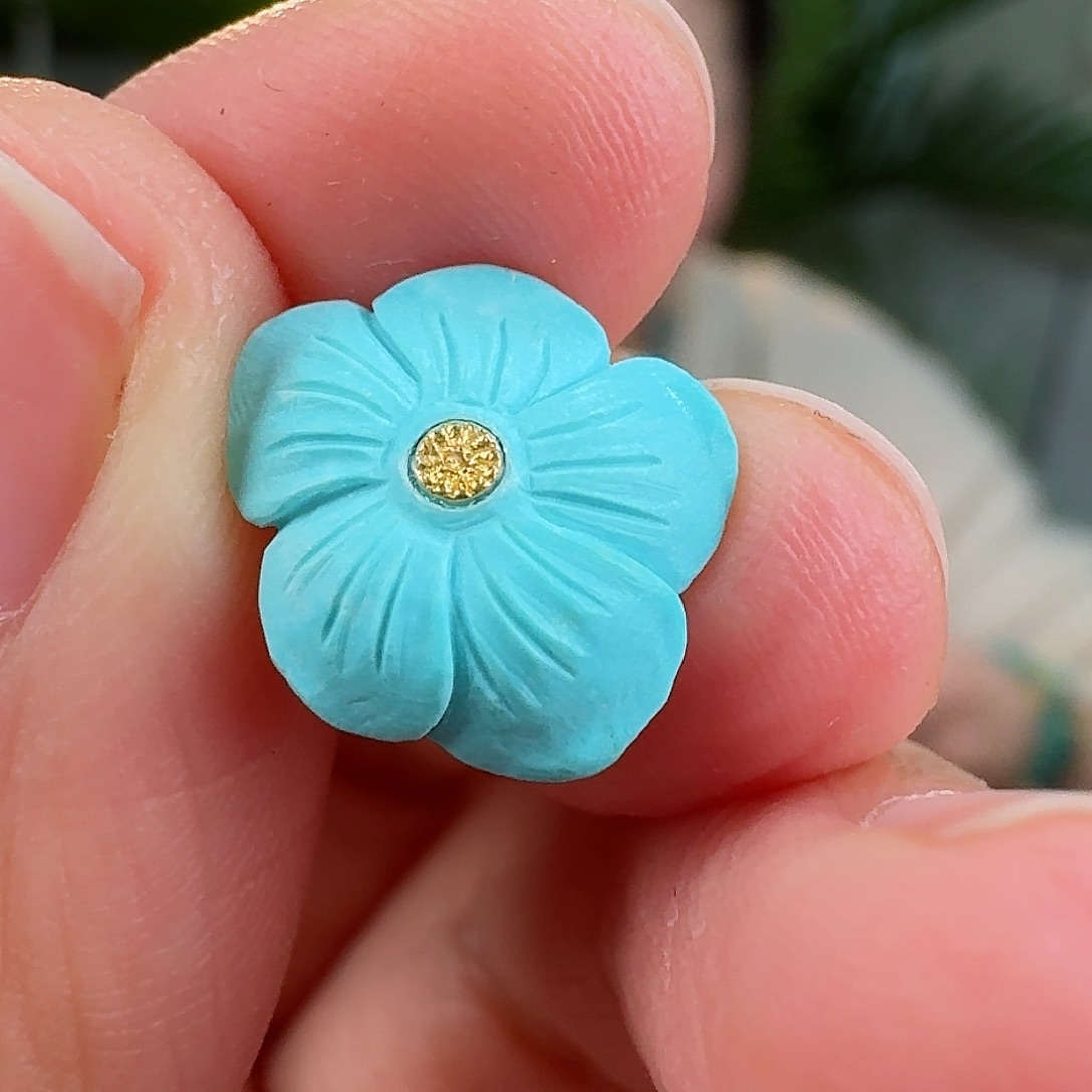 绿松石珠宝奇石未镶嵌