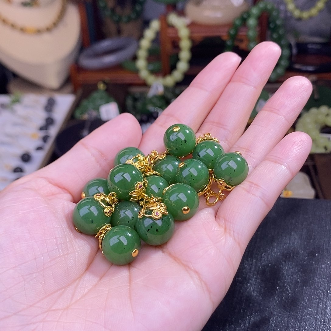 和田玉多样性发一 925.银碧玉吊坠清货价未镶嵌