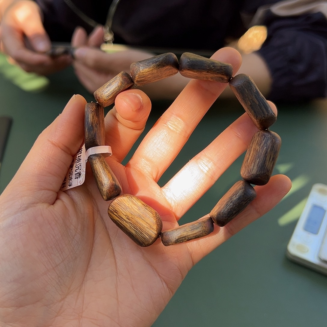 沉香手串勺子沉水浮16克1.6多样性发一条