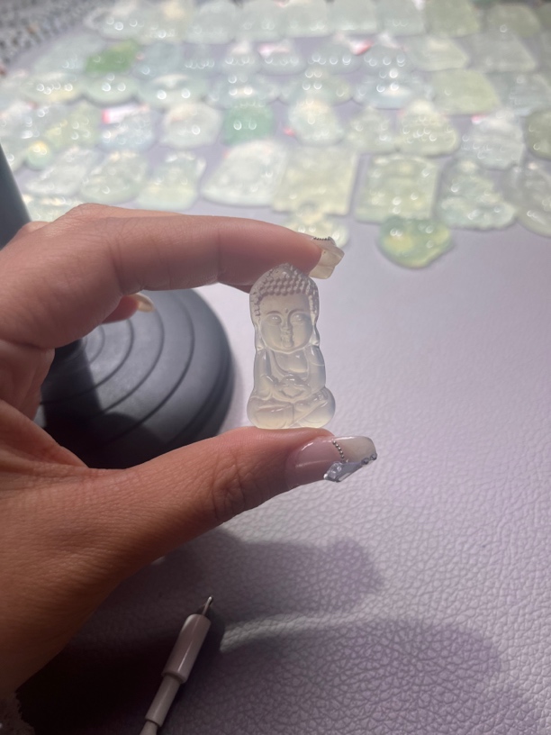 岫玉挂件牌子平安扣肚佛