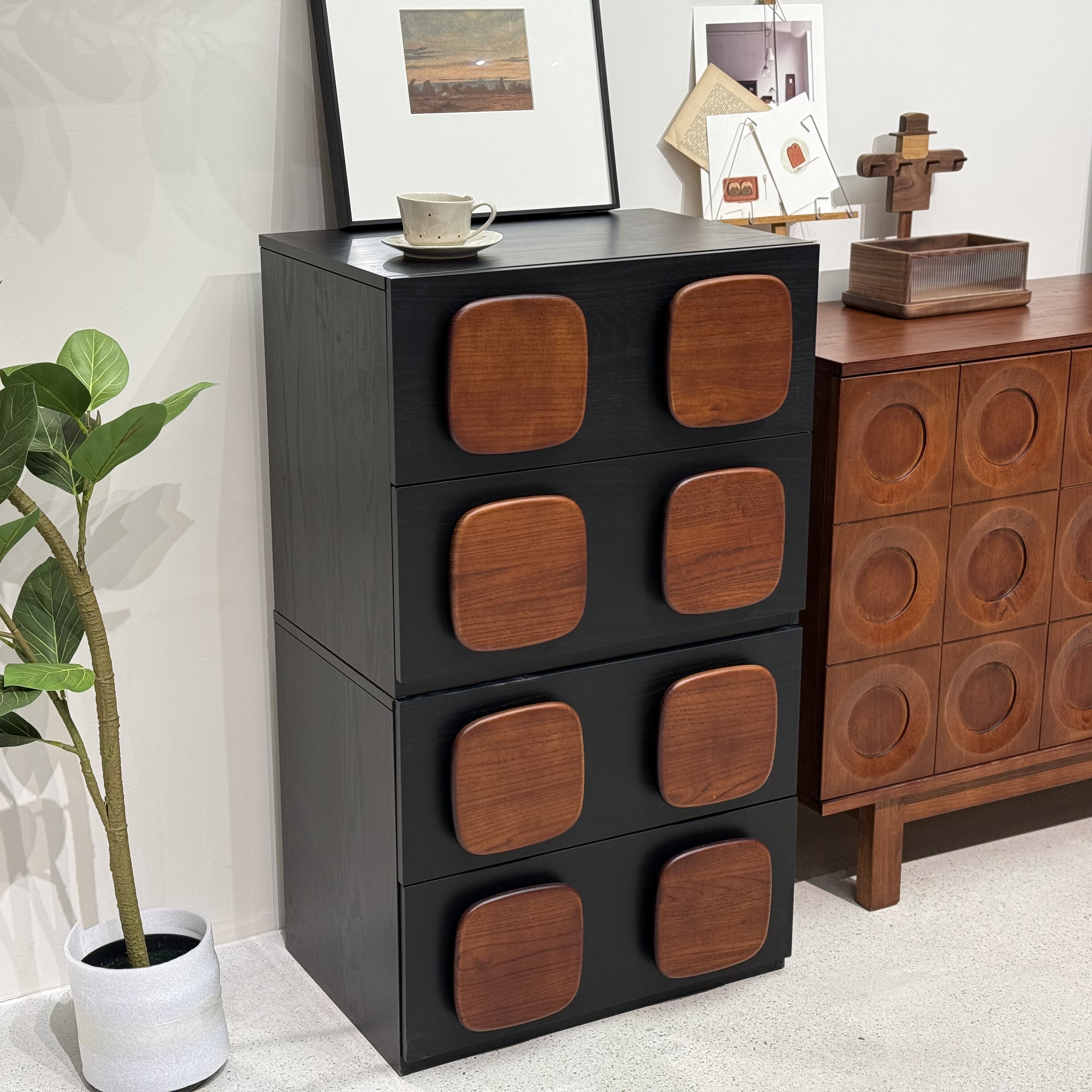 【巧克力柜·羊羊力荐】中古风复古卡门柜【门店款】