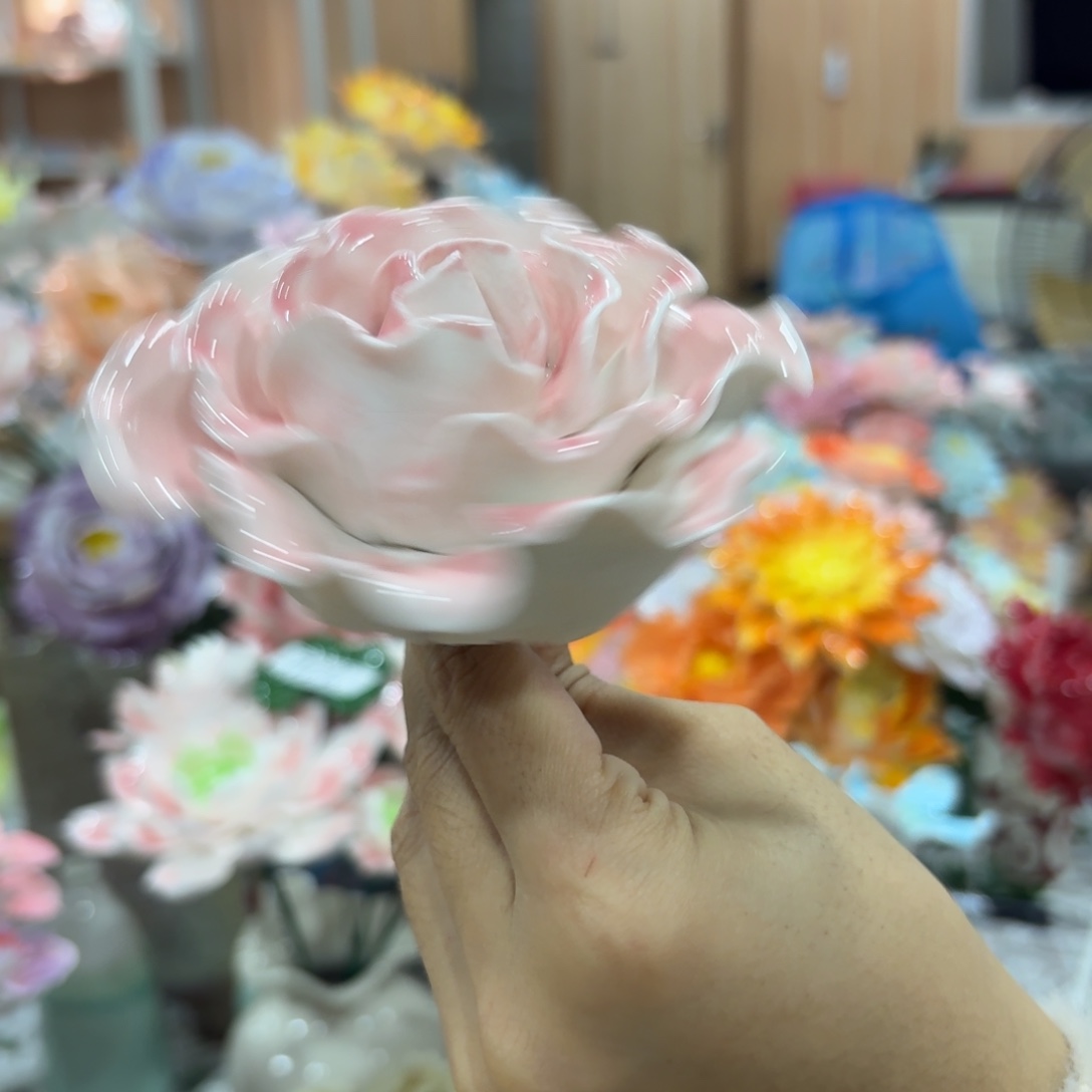 陶瓷花，20元发货，退款拉黑