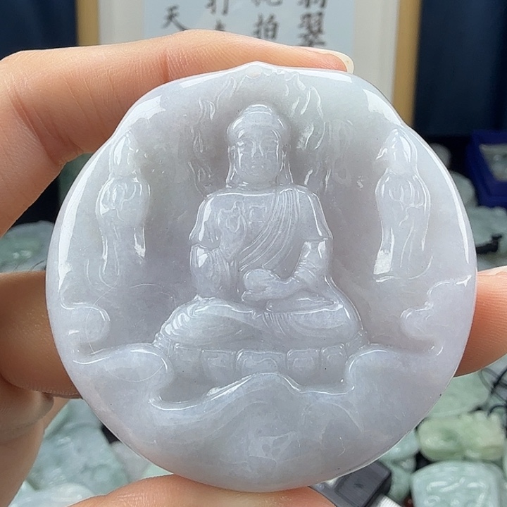 翡翠未镶嵌颈饰翡翠