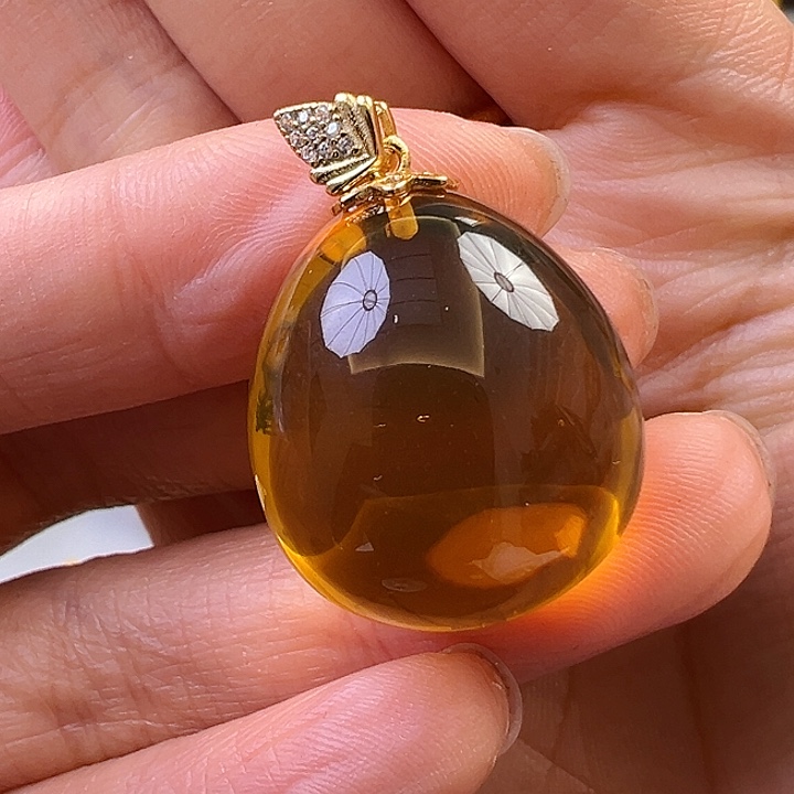 蜜蜡颈饰未镶嵌蜜蜡