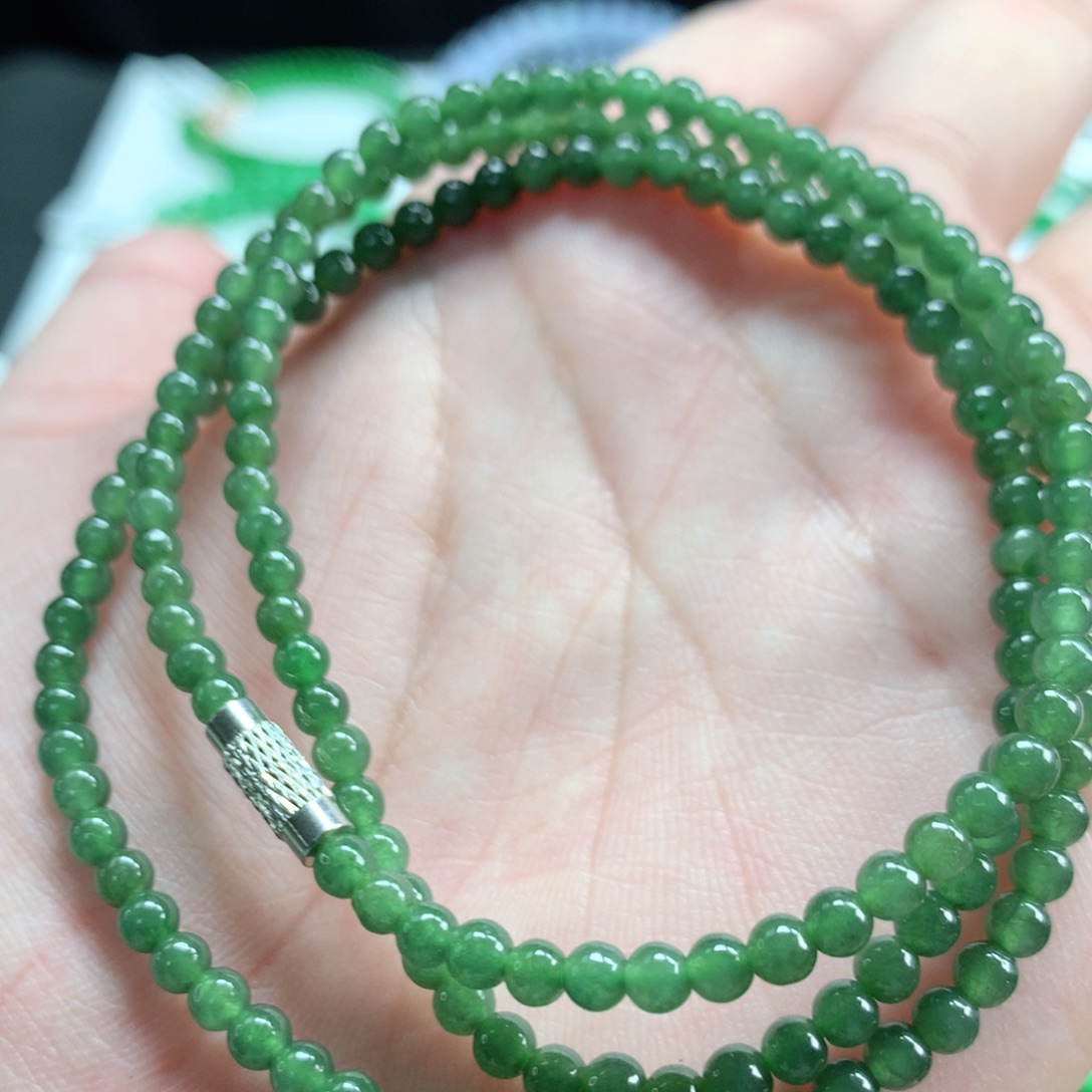 翡翠未镶嵌手链翡翠