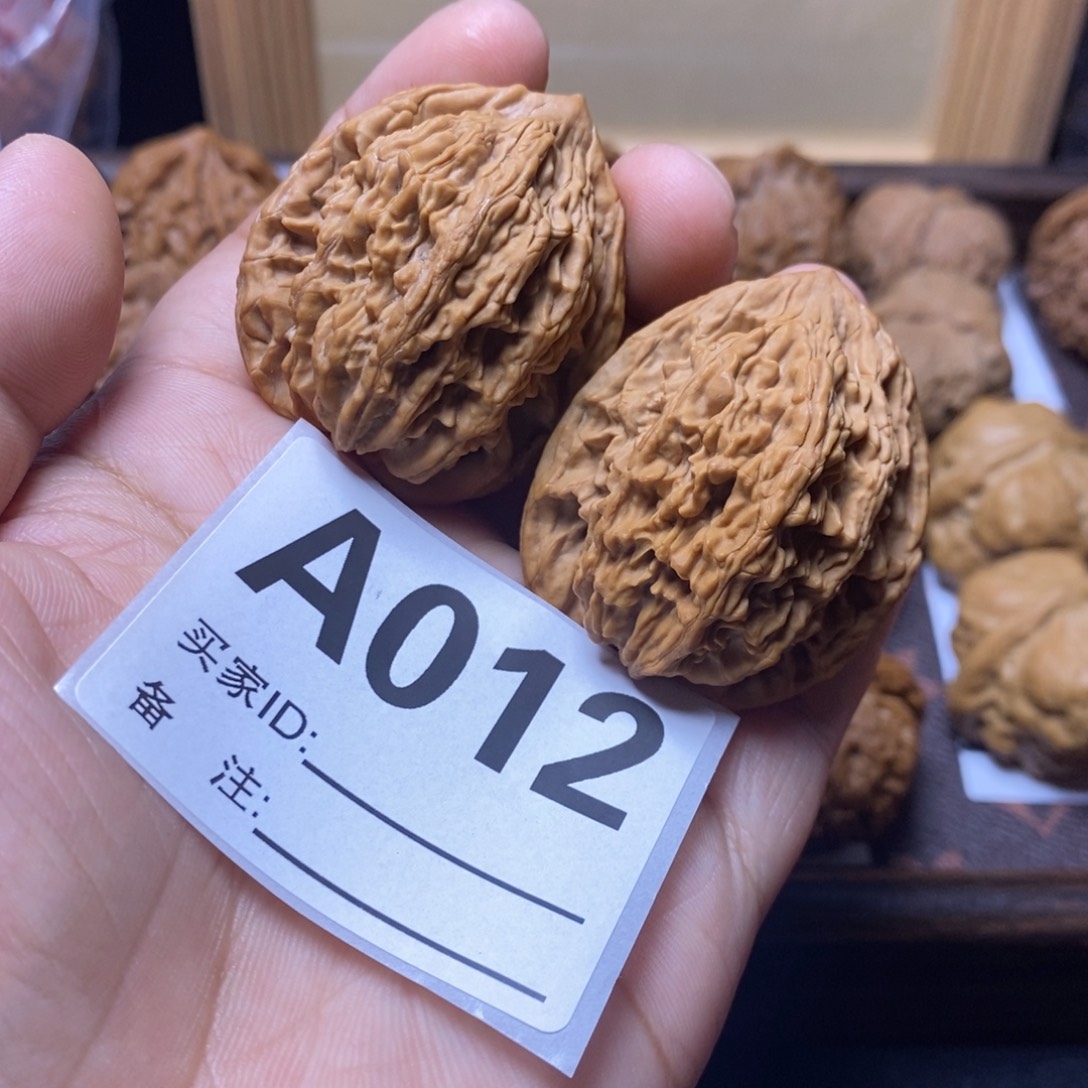 把件文玩核桃38尺虎头