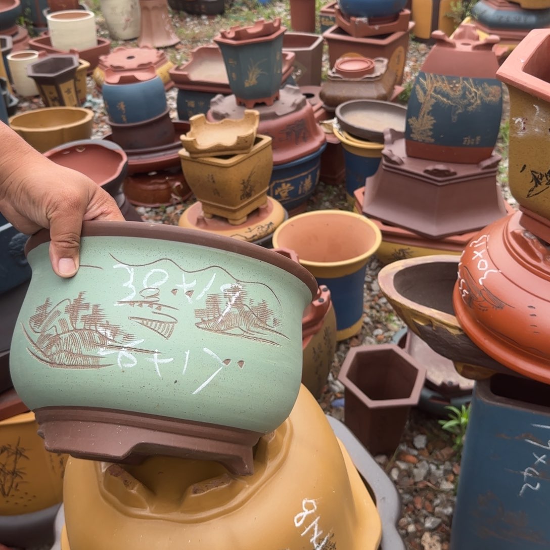 紫砂花盆紫砂花盆花盆盆景盆栽