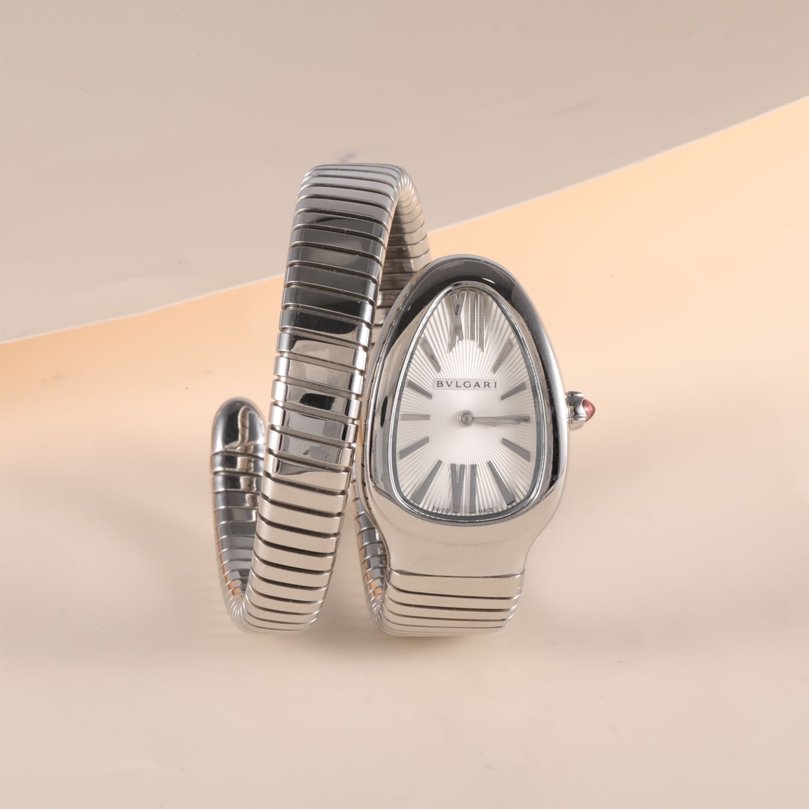 99新 BVLGARI/宝格丽 小花6欢 SERPENTI系列101817石英腕表-35mm