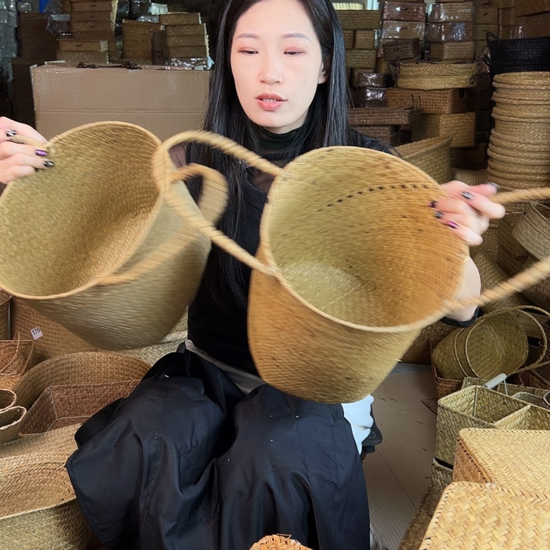 草编草编包/草编收纳盒微瑕疵