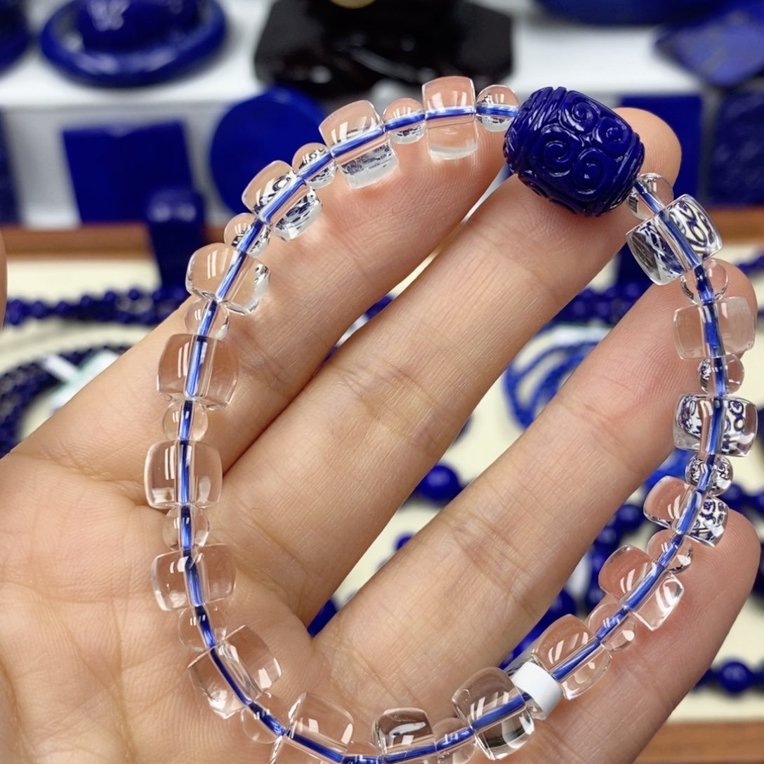 青金石手链未镶嵌