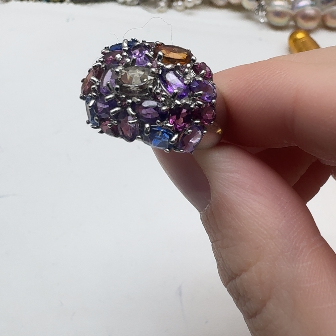 紫晶戒指未镶嵌成品