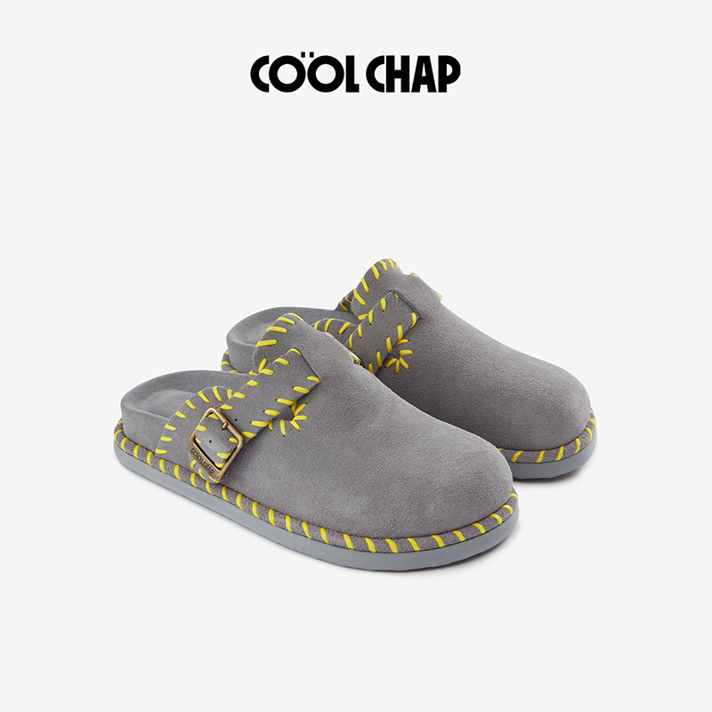Coolchap2025新款进口牛反绒弥合空间系列手工包头勃肯鞋（升级版）