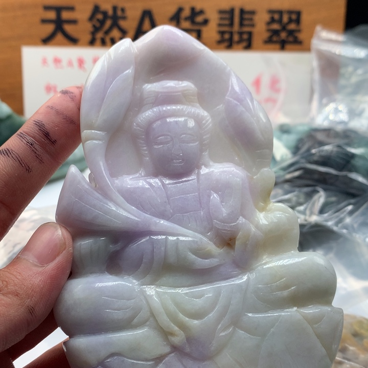 翡翠未镶嵌颈饰保真天然a货翡翠