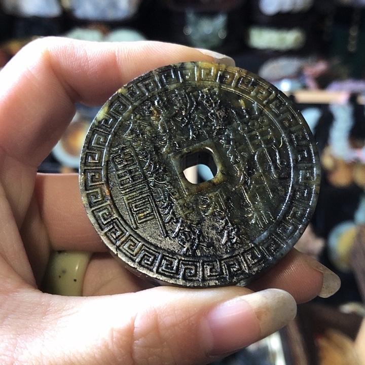 岫玉未镶嵌岫玉挂件