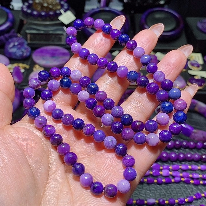 苏纪石（舒俱来）项链，手串未镶嵌