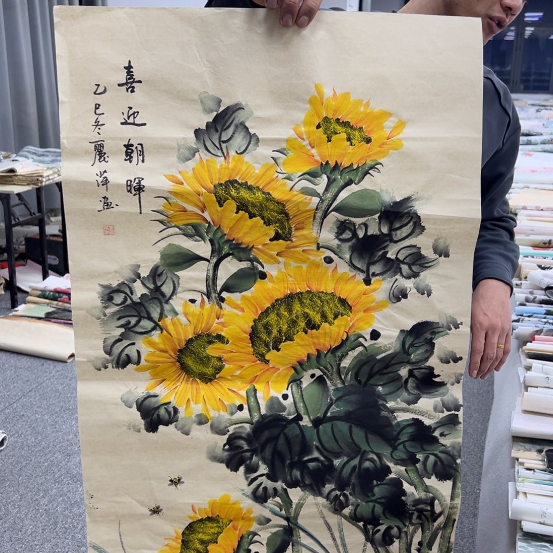 国画纯手绘字画宣纸