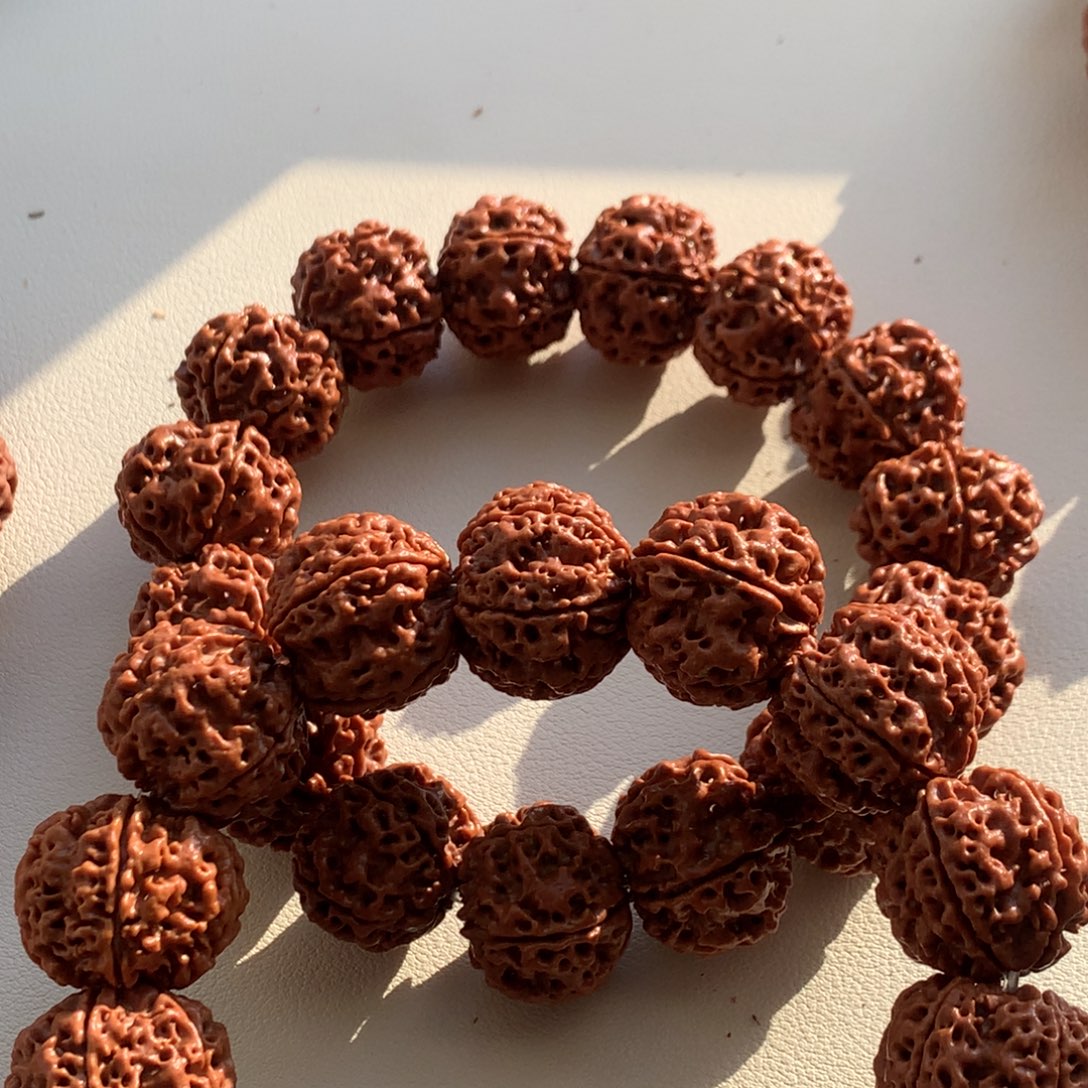 果***壳金刚菩提手串野王21尺/安娜满蜂窝22尺小超 展示串