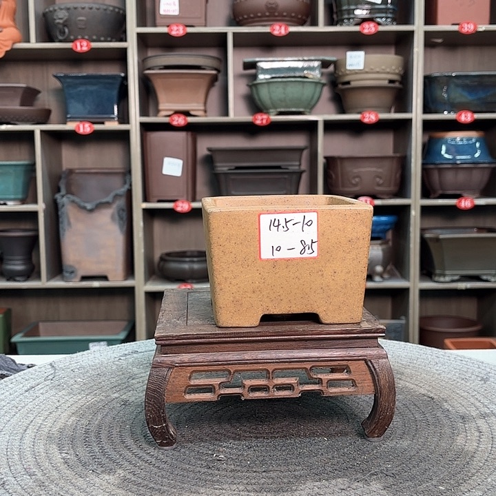 紫砂花盆紫砂的颜色很好看