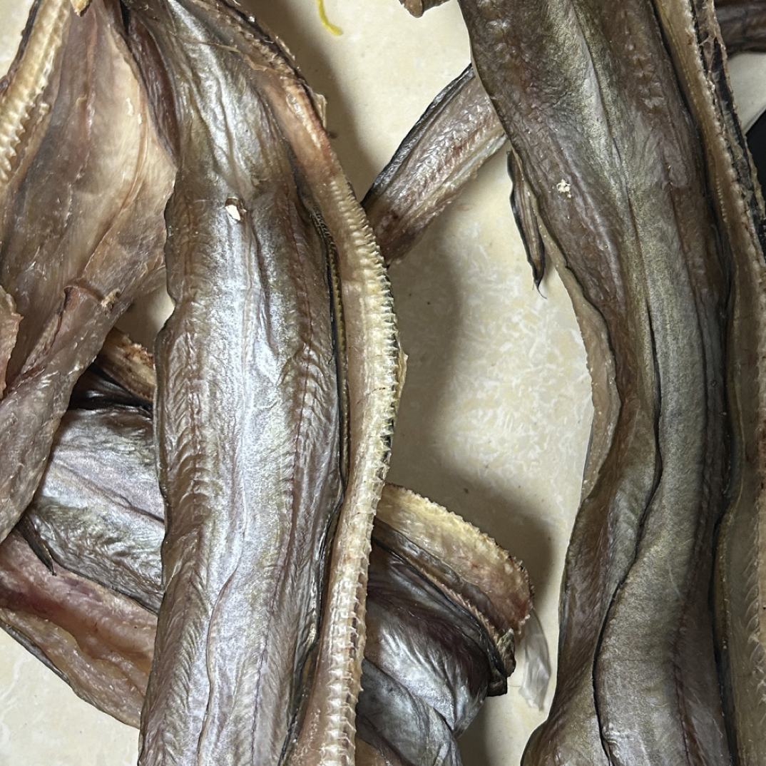 北部湾北海渔民自晒鳗鱼干