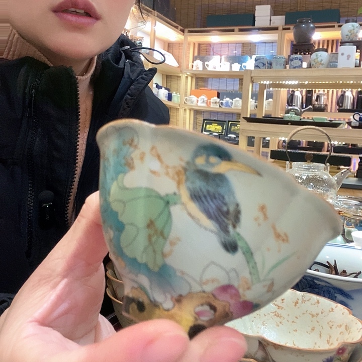 火石烧主人杯瓷器