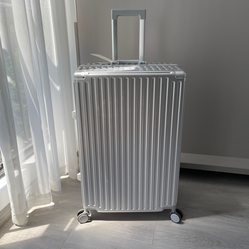 年度王炸！韩网23.9W！双海关锁28寸铝框静音万向轮旅行箱拉杆箱