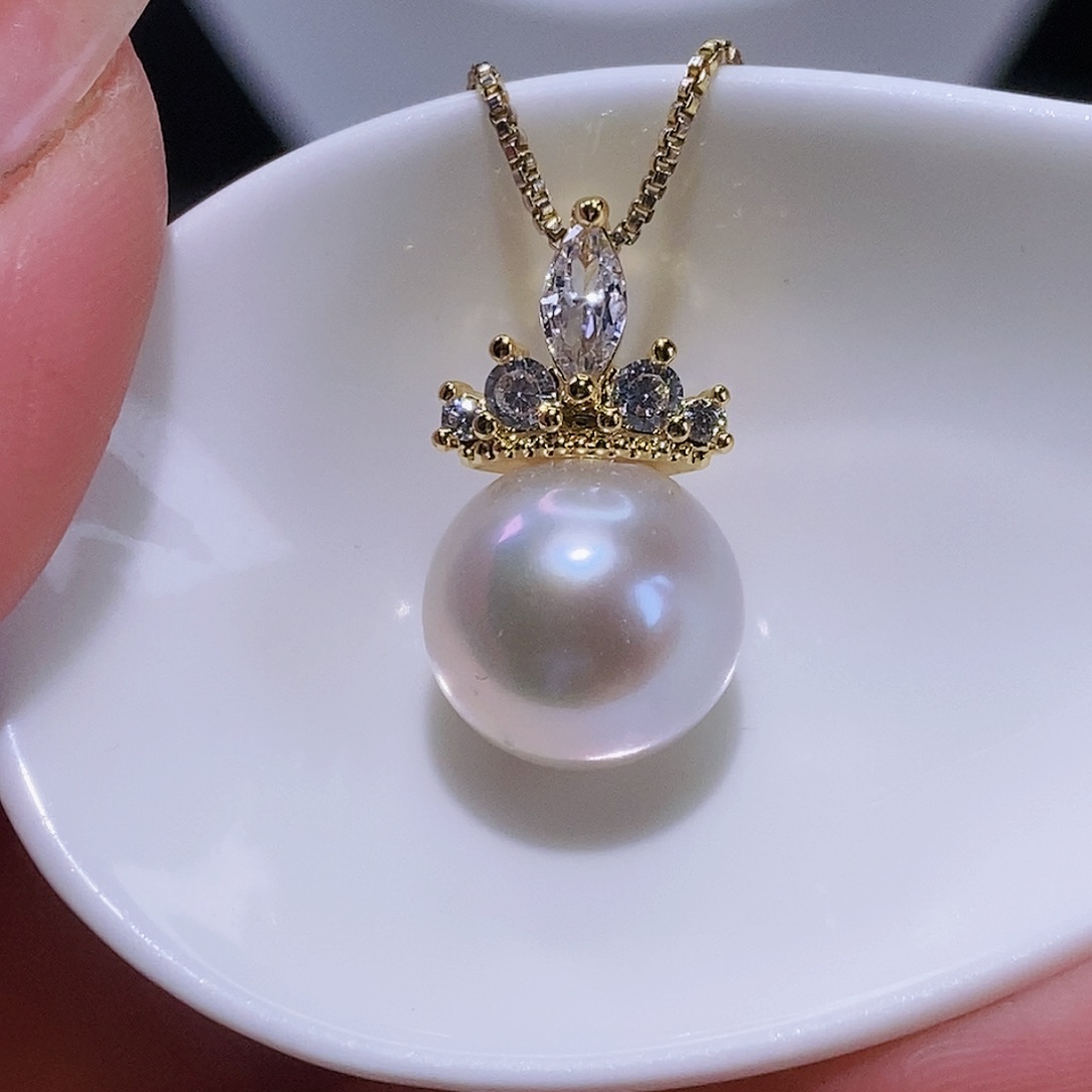 淡水珍珠颈饰合金