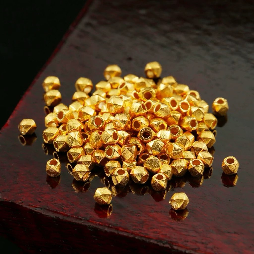 【伊梵甄选】八棱珠散珠圆珠手链项链diy配饰