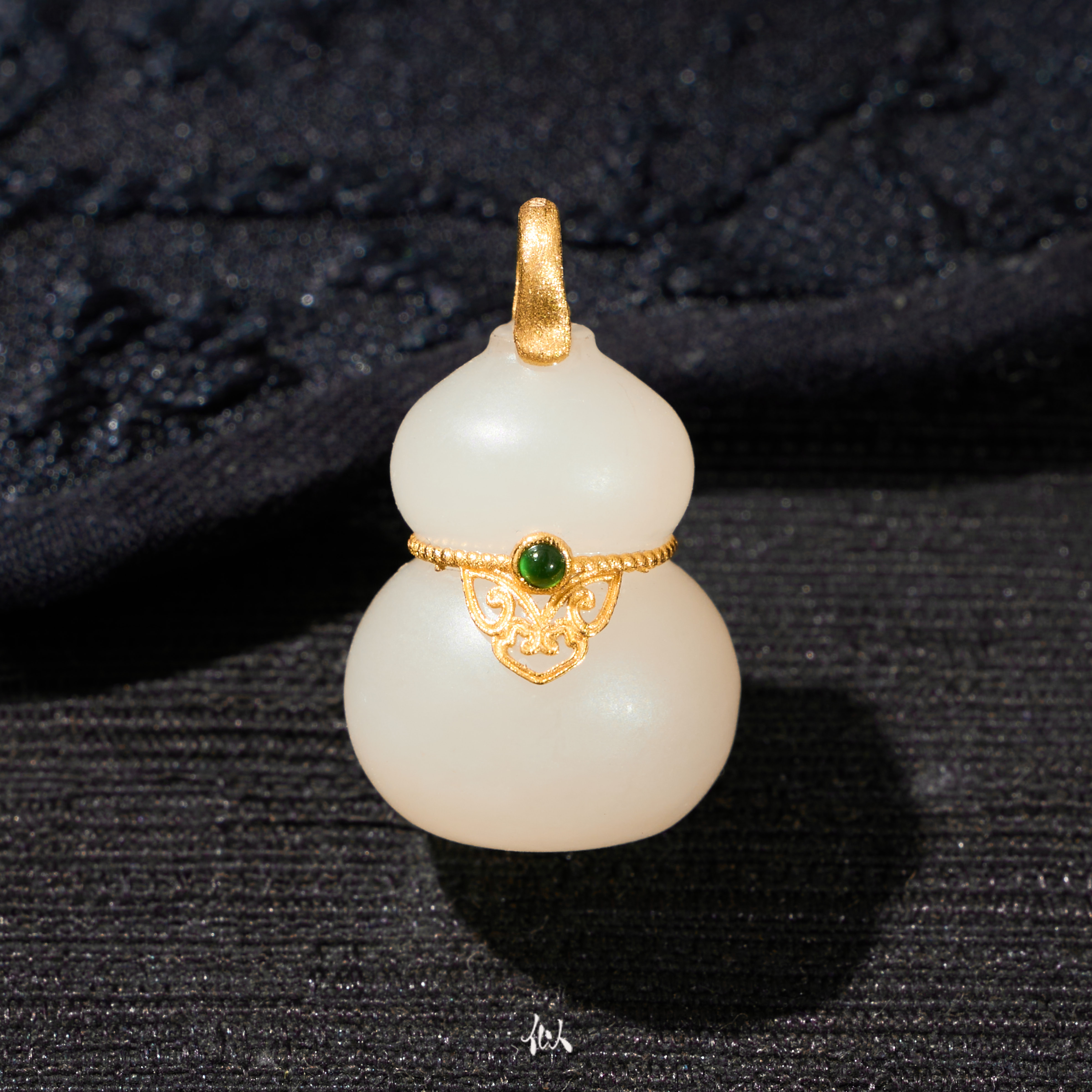 【凝枝】·似梓珠宝· 18k藕粉葫芦 SZCC1300083