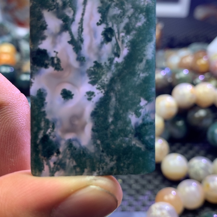 玛瑙/玉髓吊坠(赠链)未镶嵌清*枝