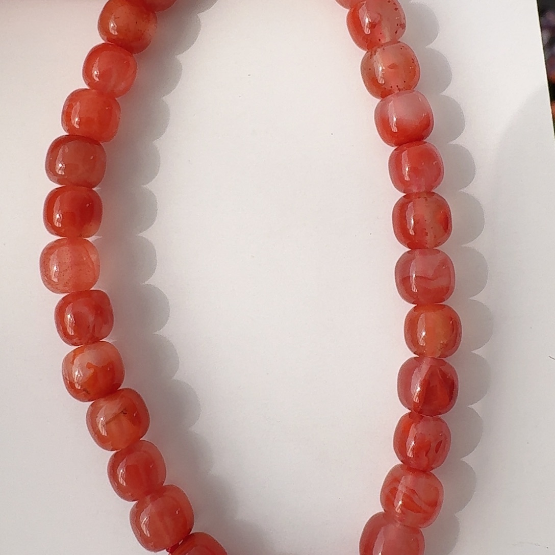 南红玛瑙W手串未镶嵌