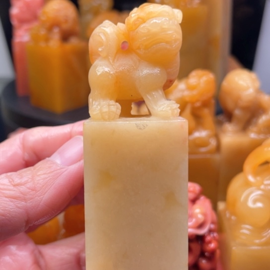 老挝石质地細膩光滑篆刻写字刀感十足