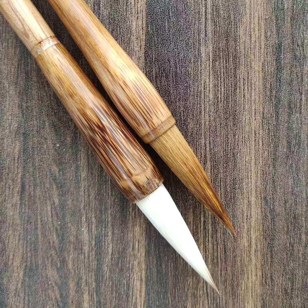 油膏上色笔/狼毫-兼毫可选/三木加工手感更好/长短适中24cm