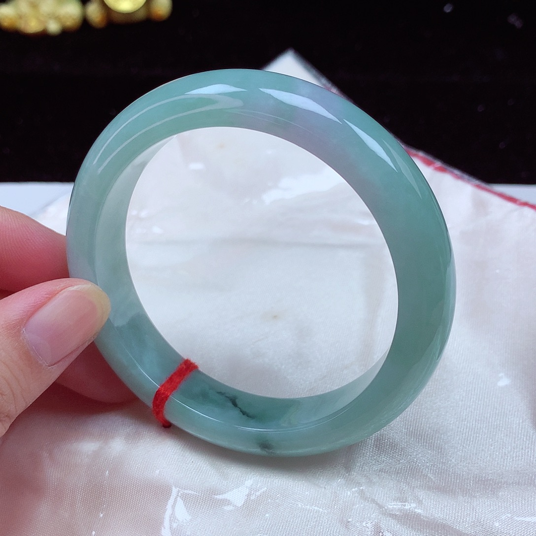 未镶嵌手镯翡翠60圈