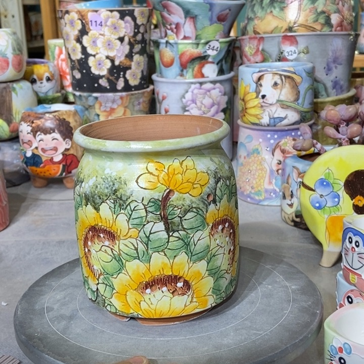 红陶景德镇艺术手绘作品