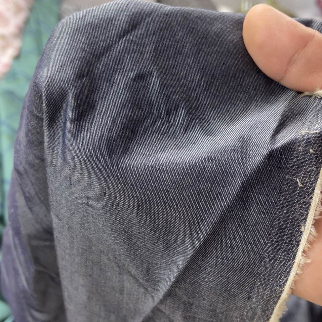 混纺天丝牛仔3米灰蓝色