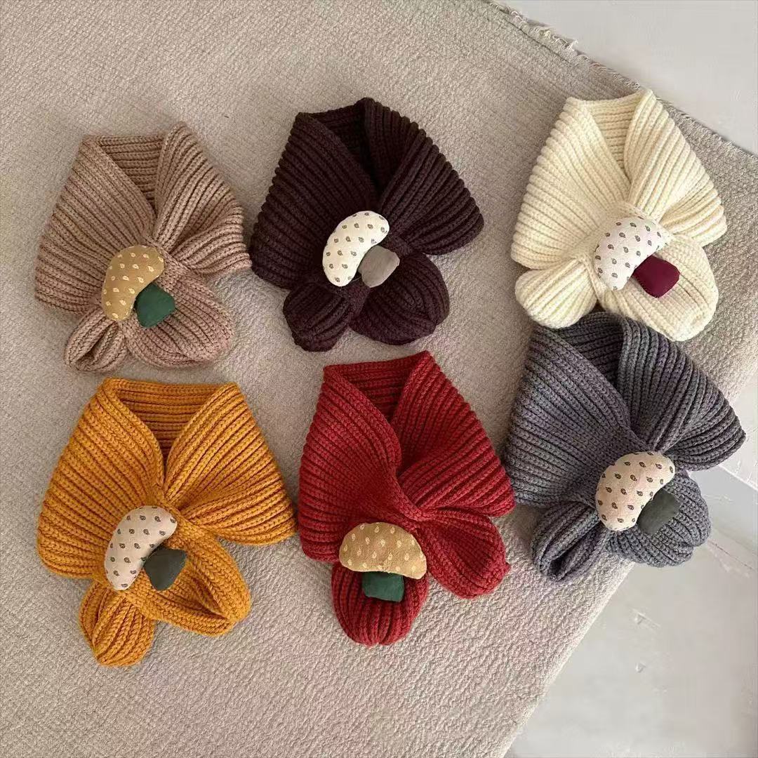 冬季ins女卡通婴儿围巾卡通风日韩甜美休闲风