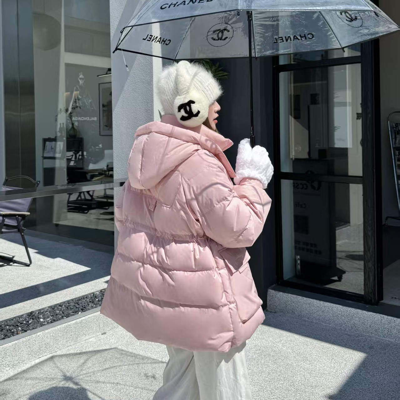 2409羽绒服中长款韩版立领复古立领中长款秋冬常规保暖