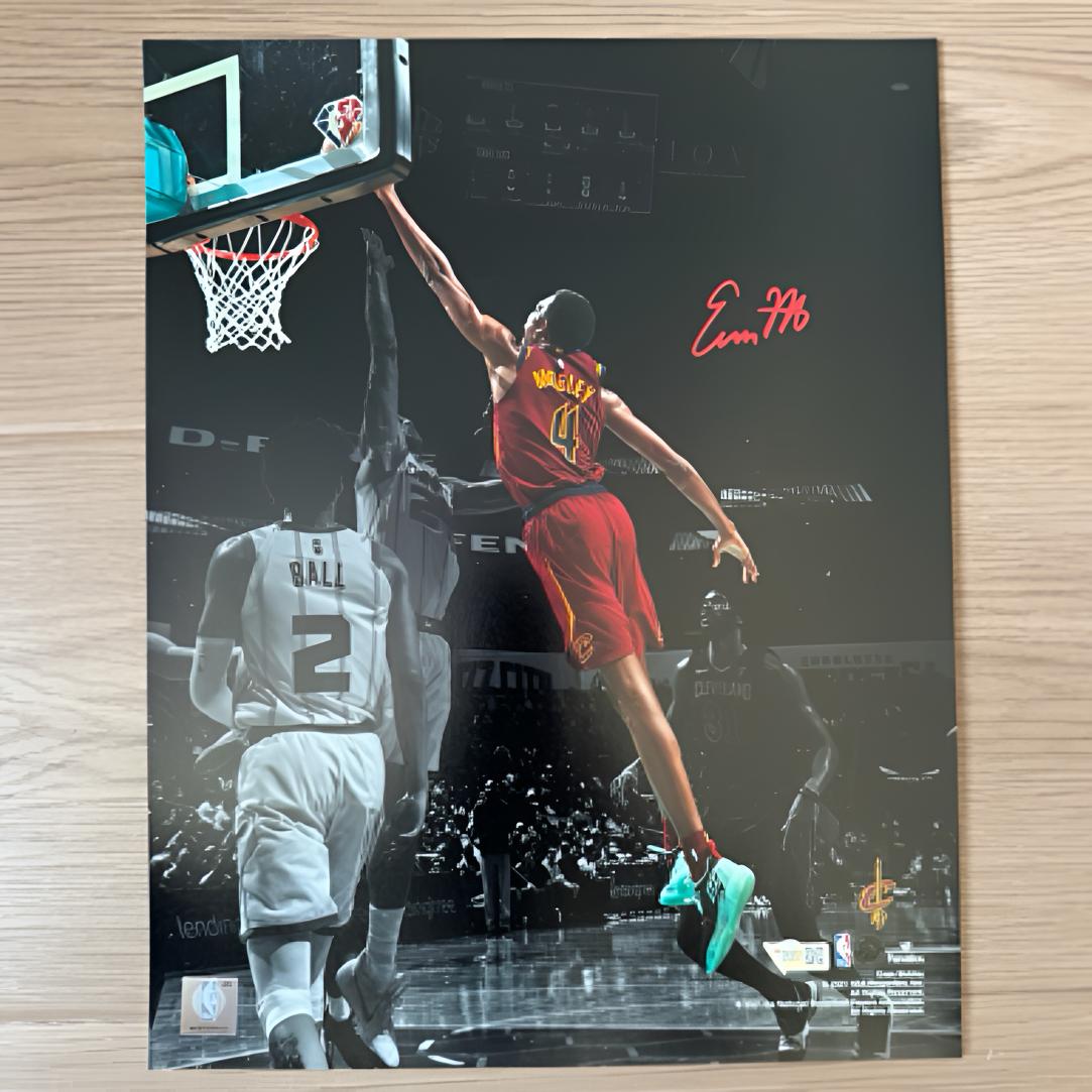 埃文·莫布利亲签14寸海报照片